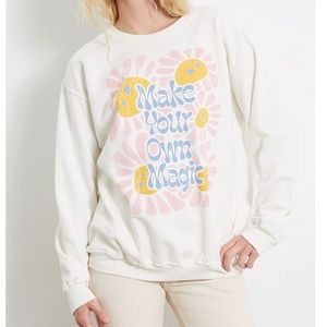 PacSun Golden Hour Make Your Own Magic Sweatshirt - NWT (L/XL)
